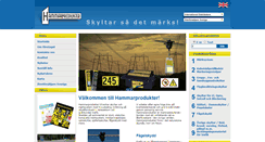 Desktop Screenshot of hammarprodukter.se