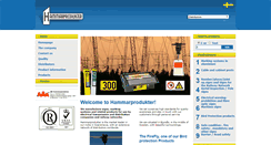 Desktop Screenshot of hammarprodukter.com