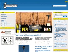 Tablet Screenshot of hammarprodukter.com